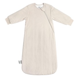 BubblePanda Rayon Made from Bamboo Sleep Sack 0-6 Months Long Sleeve Newborn Sleep Sack 0-3 Months 1.5 Tog Winter Baby Wearable Blanket With 2-Way Zipper Unisex Sleeping Bag for Babies