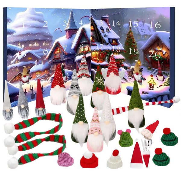 2024 Christmas Gnome, Christmas Countdown Calendar 2024 With Collectible Gnome