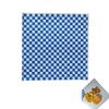 100 Sheets Blue & White Checkered Deli Paper - Grease