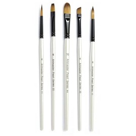 Artmaster Pearl Watercolour Essentials Paint Brush Set 5pc