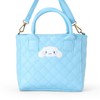 Sanrio 309532 Quilted 2-Way Mini Tote Bag, Cinnamoroll, Handbag, Crossbody