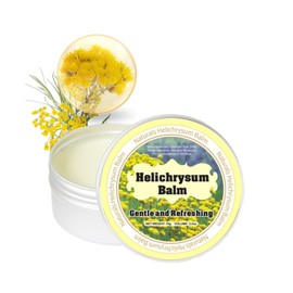 ruifengsheng Helichrysum Balm - 2.5oz, Helichrysum Gymnocephalum, Shea Butter, Beeswax, Almond Oil, Ultra-Moisturizing, Skin Healing, Full Body Hydration, Multipurpose Salve