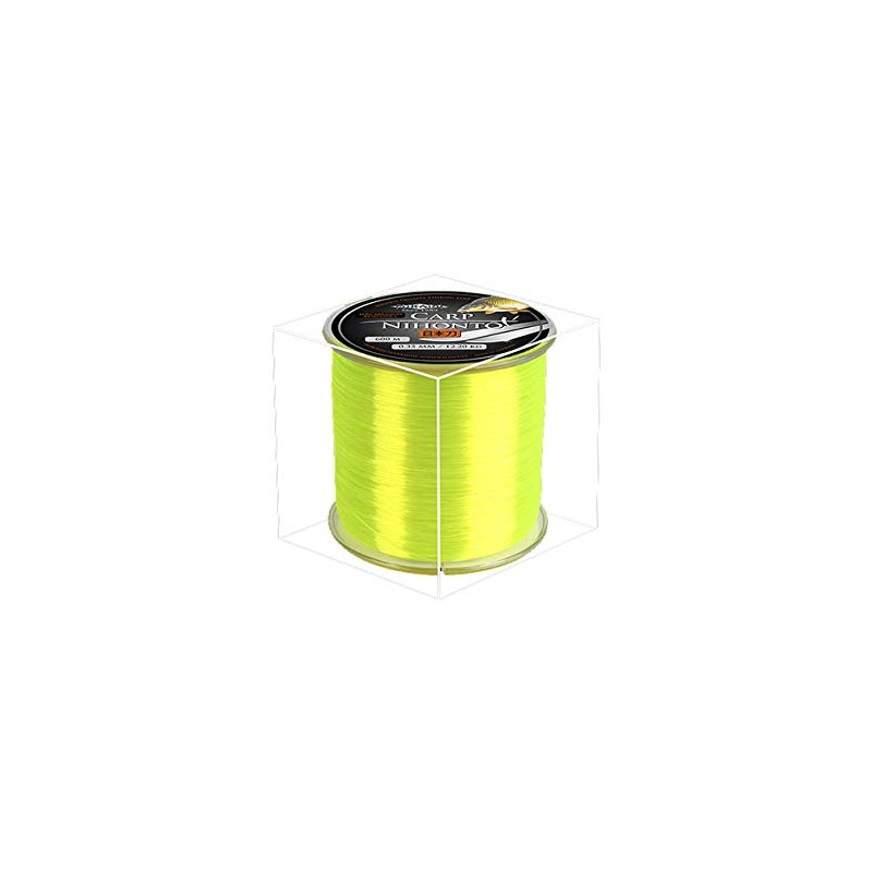 NIHONTO CARP Fluo Yellow Monofilament Very Smooth Fishing Line Carp