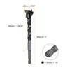 sourcing map Forstner Drill Bit 22mm (7/8") Dia 125mm (5")