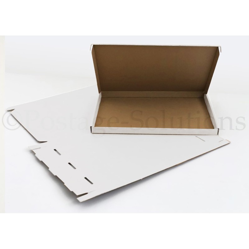 320x230x20mm || A4/C4 || AKAR Corrugated White C4 Pip Box