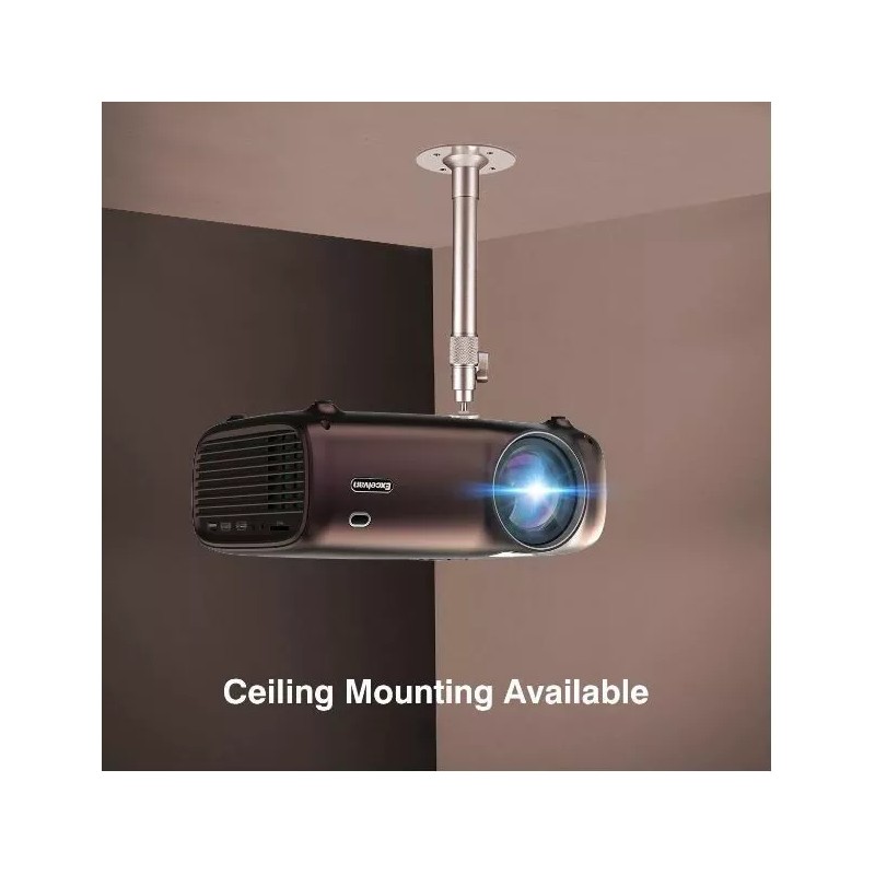 Excelvan Projector BL43; Home Theater 720P Supports 1080P; 2600 Lumens