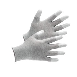 Midori Anzen NP181DC Quality Control Electrostatic Diffusing Gloves, For Work, Low Dust, 10 Pairs/Bag, L