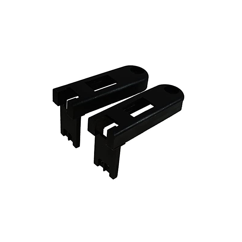 WRS Keller 2-9/32" Tilt Latch Set - Black