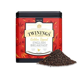 Twinings Golden Tipped English Breakfast Loose Leaf Black Tea, 100 g