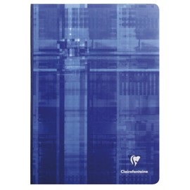 Clairefontaine - Ref 9162C - Clothbound Notebook (144 Sheets) - A4 Size, Squared Rulings, 90gsm Brushed Vellum Paper, Film-Coated Card Cover - Random Colour
