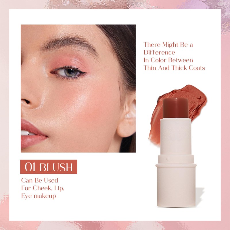 Contour Highlighter Blush Sticks - Cream Contour Bronzer Stick for