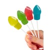 Christmas 3D Light Bulb Suckers - Holiday Lollipops Individually Wrapped