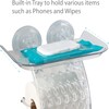 Bath Bliss Suction Cup Toilet Paper Dispenser | Power Lock