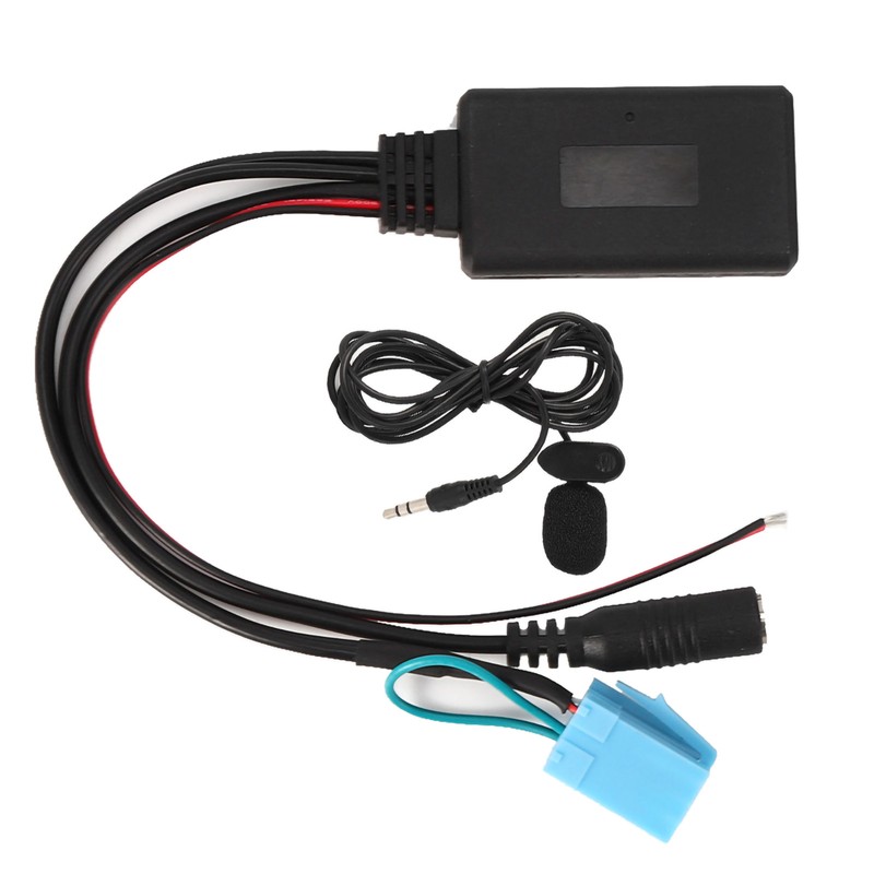 8Pin Bluetooth AUX IN Cable Adapter with Microphone Handsfree Calling