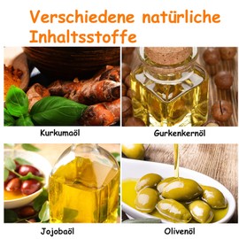 Soleneva Turmeric Body Oil, Kurkuma Körperöl Gegen Pigmentflecken, Feuchtigkeitsspendendes Gesichtsöl Damen, Anti Aging Kurkuma Serum für Gesicht & Körperpflege Hautpflege, Curkuma gegen Falten