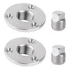 Stainless Steel Boat Drain Plug Kit Boat Plug Kit 1/2"