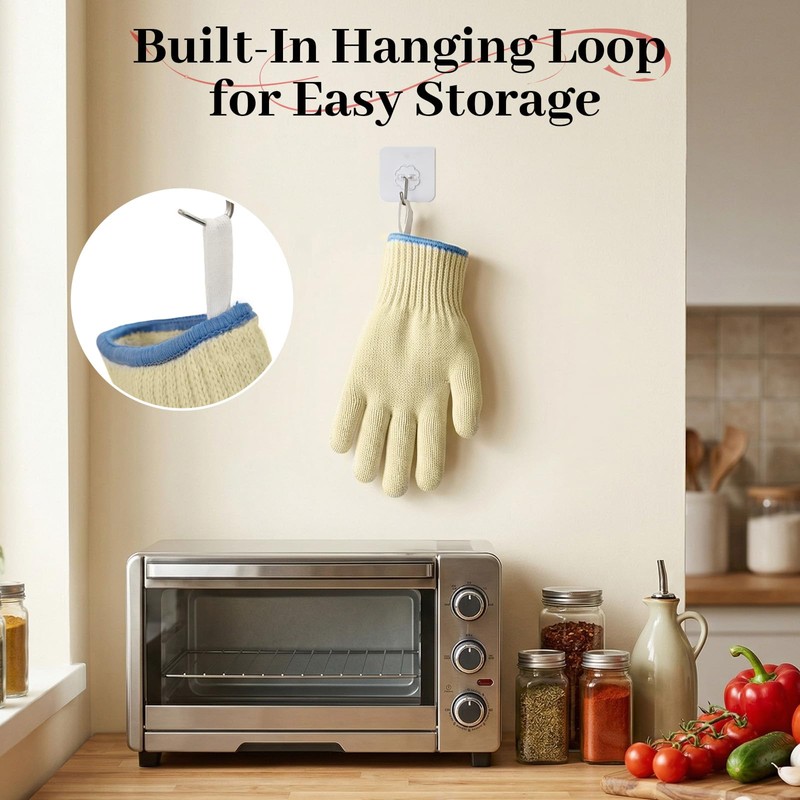 Flintronic Oven Gloves Heat Resistant, Heat Resistant Gloves for Cooking,