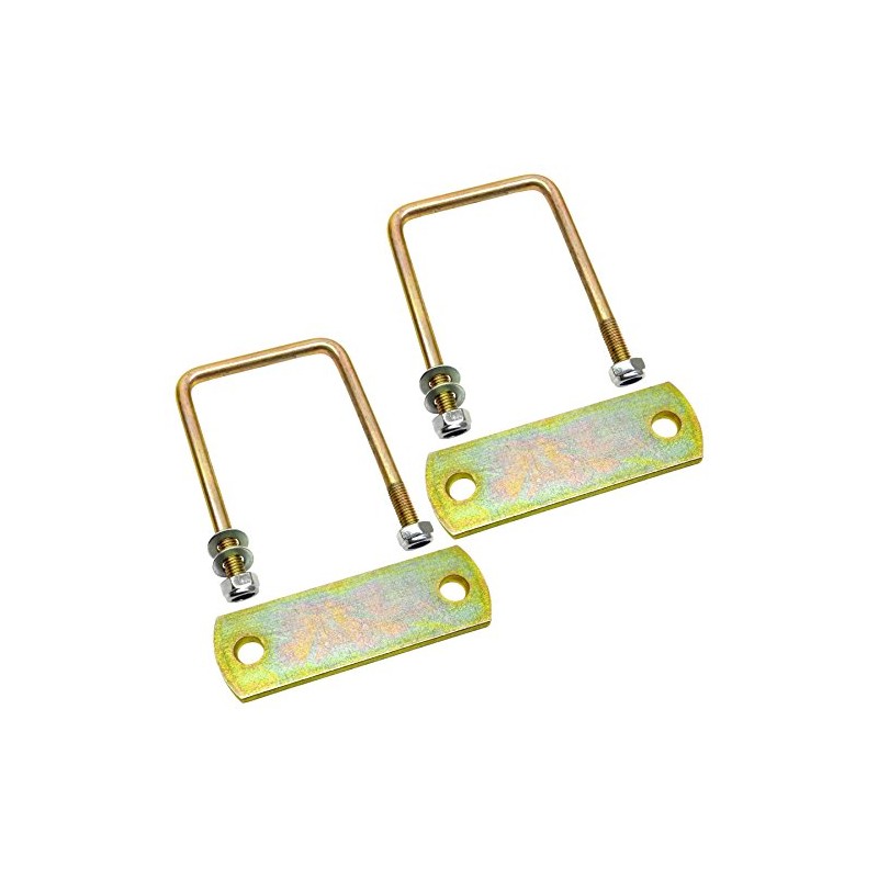 M10 80mm x 115mm U-Bolt N-Bolt 1 Pair with Plates
