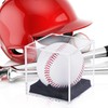 Bylion Baseball Display Case-UV Protected Acrylic Clear Cube Storage Baseball
