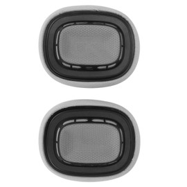 Headphone Earpads Soft Memory Foam Protein Replacement Coussinets Leather Ear Pads Earmuffs for Airpod Headphones (Grey)