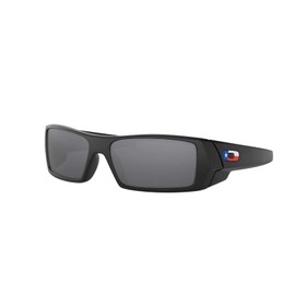 Oakley SI Men's OO9014 Gascan Rectangular Sunglasses, Matte Black/Black Iridium, 60 mm
