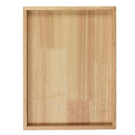 ASA Selection Wooden Rectangular Tray Rubber Wood Tray 24.5 x 32.5 cm