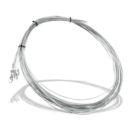 NIDAYE 14 Foot Long Bale Wire, 14 Gauge Single Loop Bundle Baling Wires, 160 Pieces Galvanized Baler Wire for Horizontal and Vertical Closed Door Manual Tie Balers