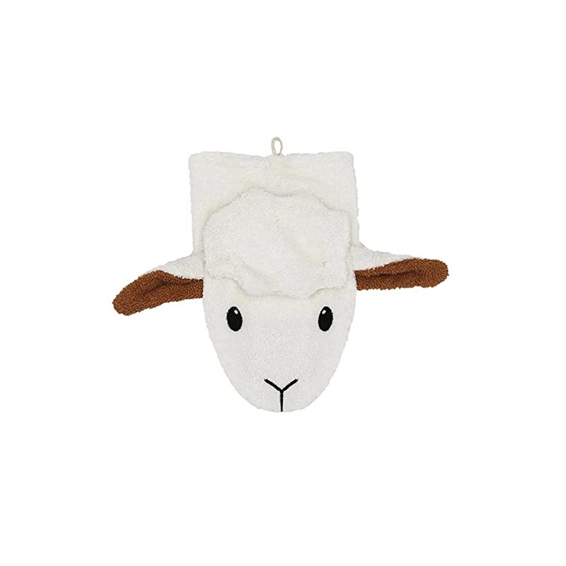 Fürnis 270 Sheep Wash Mitt Cream Adult Size Organic Cotton