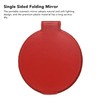 Fdit Single Sided Folding Circular Mirror, Lightweight Compact Cosmetic Pocket