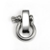 Ganzoo Shackle Stainless Steel O-Shape Omega Silver Pack of 3