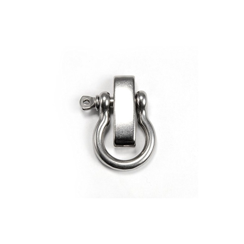 Ganzoo Shackle Stainless Steel O-Shape Omega Silver Pack of 3