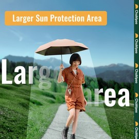 Mini Klein Regenschirm Taschenschirm Mit 6 Rippen, 260T Stoff & Aluminium Schirmständer, Regenschirm kompakt Faltbar Leicht Im Freien UV Schutz Regenschirme für Damen und Kinder Reise Rosa Umbrella