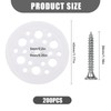 TXZWJZ 200pcs Plastic Flat Washers - 45mm Polypropylene Washers with