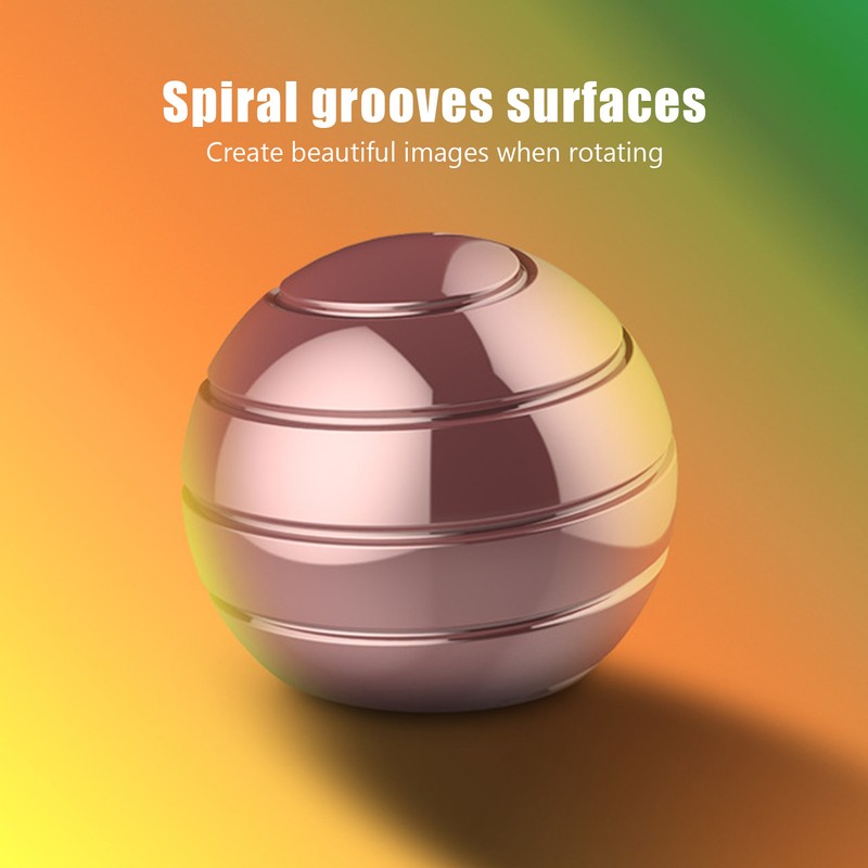 45mm Diameter Gyroscope Ball Alloy Rotating Anxiety Relief Fingertip Decompression