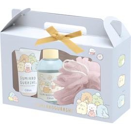 San-X GS17203 Sumikko Gurashi Body & Hand Care Gift, Citrus Scent, Size (H x W x D): 4.1 x 6.7 x 2.4 inches (10.5 x 17 x 6 cm)