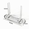Vauki 10 supporti in acrilico 9,3 x 6,3 x 3,4