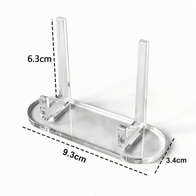 Vauki 10 supporti in acrilico 9,3 x 6,3 x 3,4