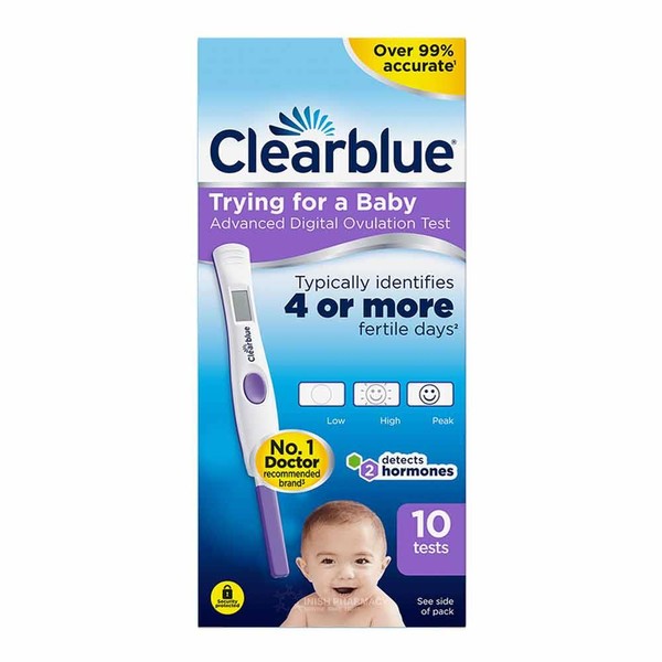 Clearblue Advanced Digital Ovulation Test - 10 Tests