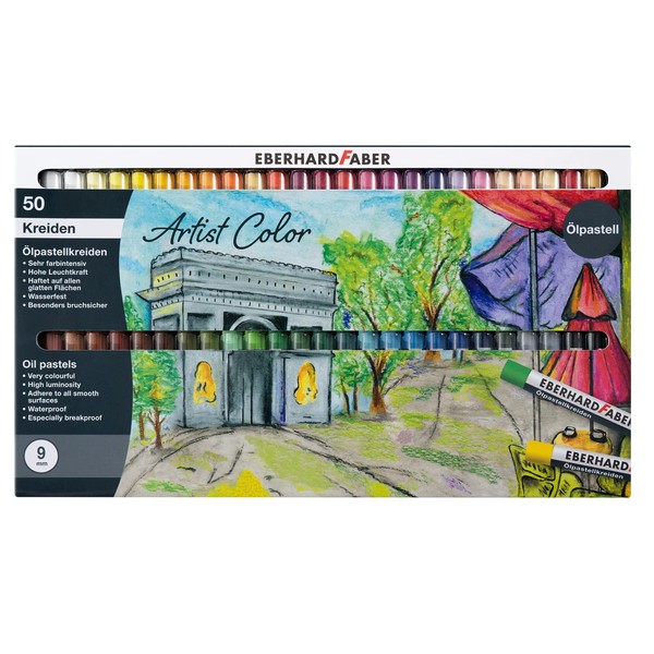Eberhard Faber Artist Color 522050 Oil Pastel Chalks in 50