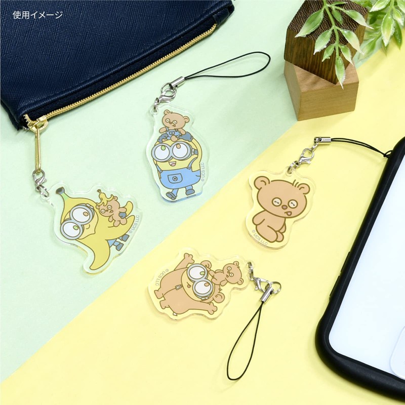 Gourmandies MINI-431C Despicable Me Series Mobile Acrylic Strap Kigurumi, Kigurumi