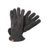camel active Men's Knitted Gloves with Warm Lining, darkgray