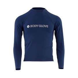 Body Glove Men's Standard Basic Fitted Long Sleeve Rashguard Navy, s