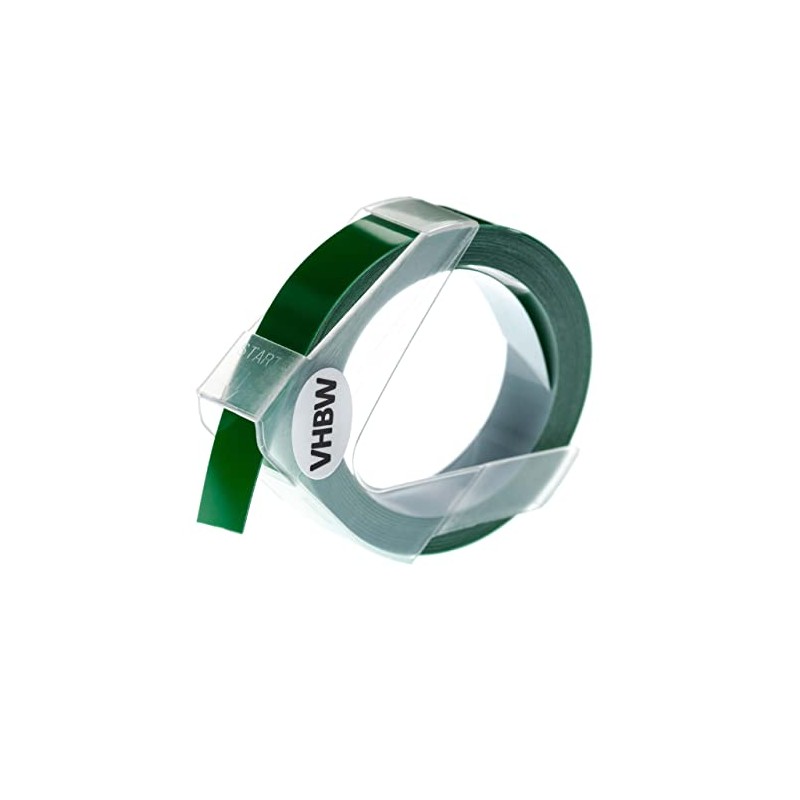 vhbw 3D Embossing Tape Tape Cassette Compatible with Dymo Rhino