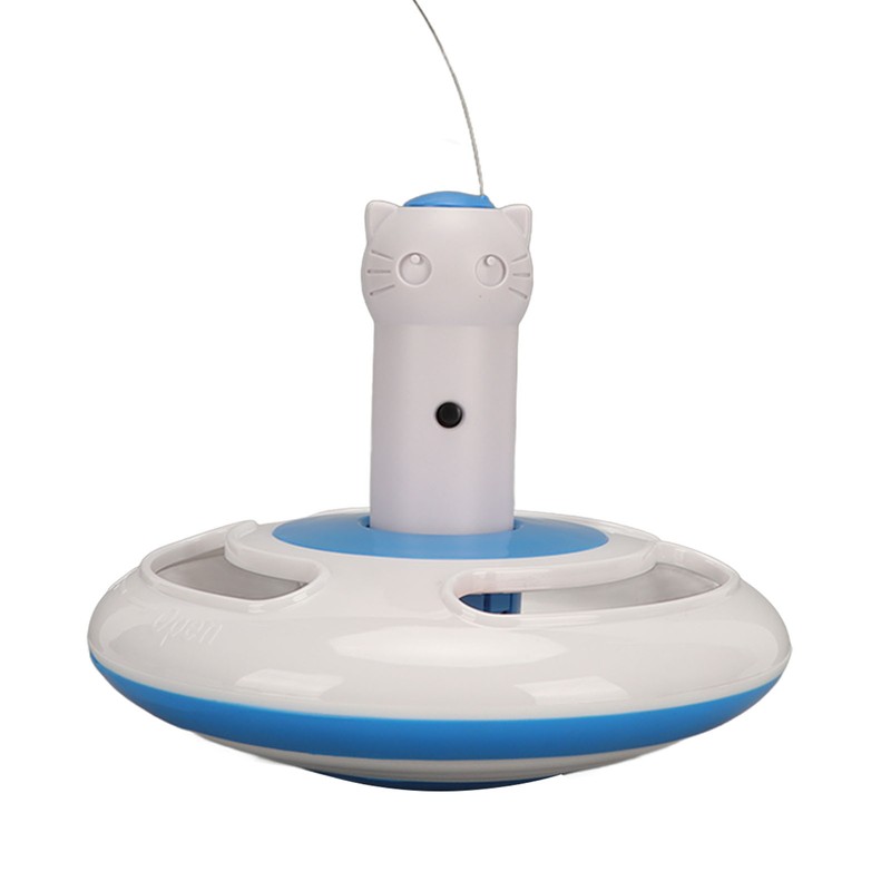 Automatic Electric Rotating Butterfly Toy Funny Cat Teaser Toys with