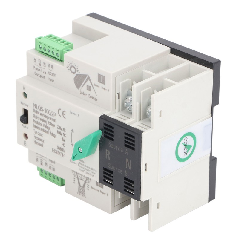Dual Power Automatic Transfer Switch 2P PV to Utility Mini