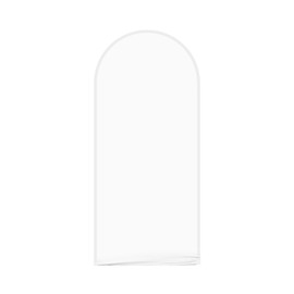 AIBIIN 60 x 150 cm Solid White Colour Bow Shape Backdrop Arch Frame Cover 2-Sided Fit Backdrop Stand for Wedding Ceremony Birthday Party Baby Shower Banquet Decoration