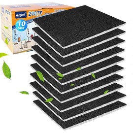 KEEPOW 10 Pack CF-1 Hepa Filter Replacement Compatible with Kenmore Sears Progressive CF-1, Progressive & Whispertone, Panasonic Models, Including 86883, 86880, 20-86883, 2086883, 8175084