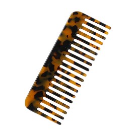 Tabanzhe Wide Tooth Smooth Hair Comb Hairdressing Combing Bath and Styling Comb for Long, Wet or Curly Hair - Anti-static, Heat-resistant Hair Comb 11.8x4.6 Cm