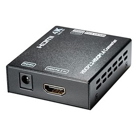MaxTrack CS35L Transmedia HDMI 4K HDCP 2.2 Converter with Power Supply Black