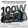 LFS Bluetooth Speaker,100W Loud Speakers Bluetooth Wireless with Deep Bass,